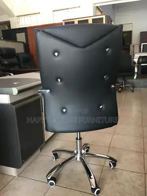 Black Leather Office Chair