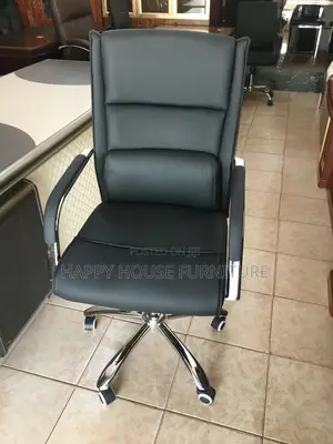 Black Leather Office Chair