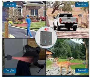 Motion Sensor Alarm With Solar Panel