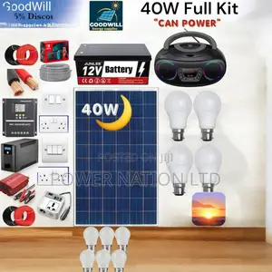 40w Solar Energy System Full Kit