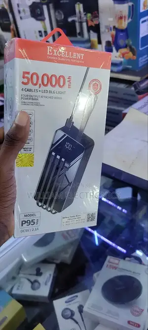 P95 Max Power Bank/Excellent Powerful Power Bank 50000mah