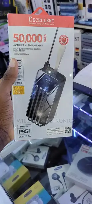 Led Display Excellent Powerful Powerful Power Bank 50000mah