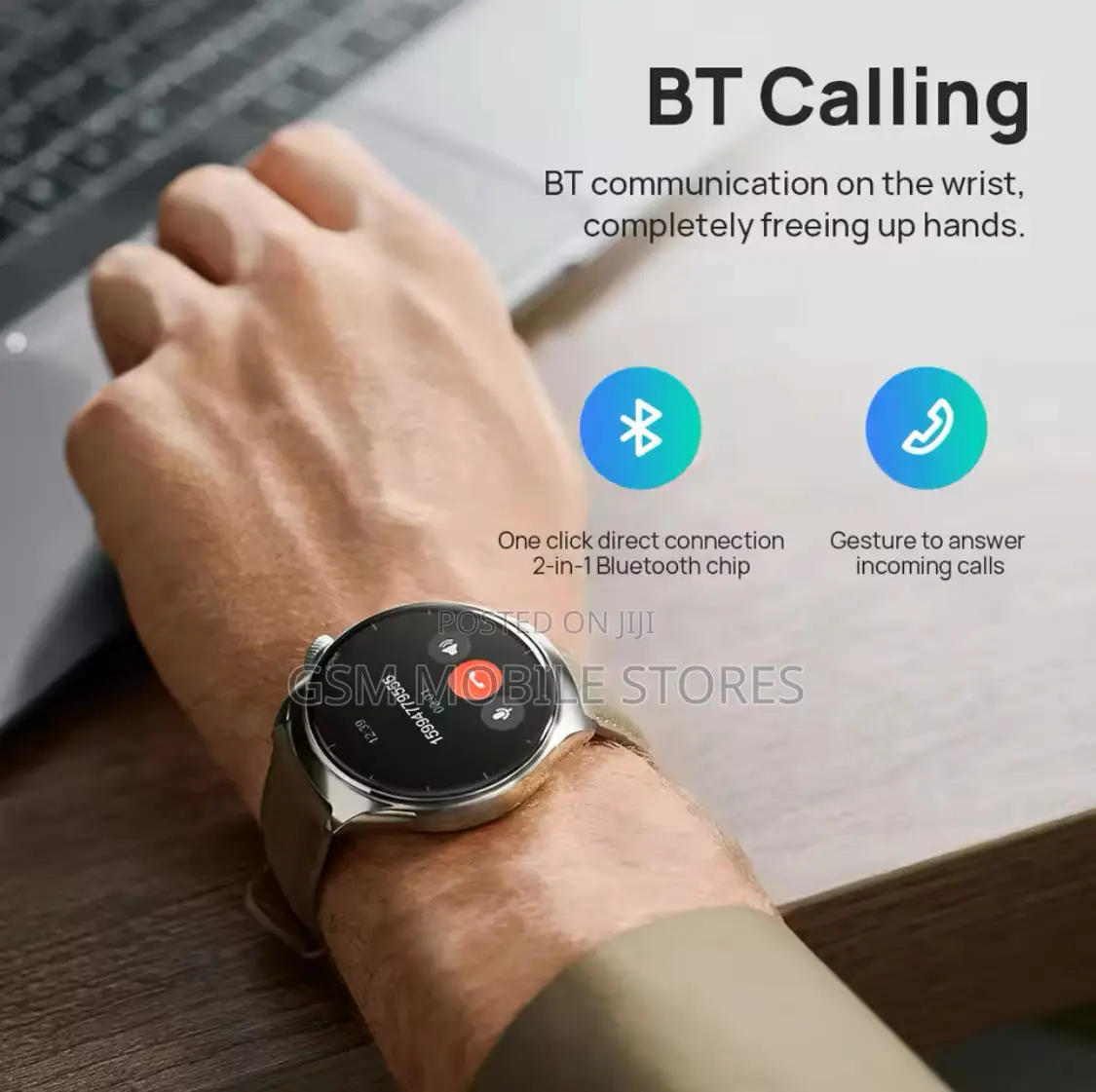 Mibro Lite3 Pro Smartwatch Metal Body Built-in GPS Bluetooth