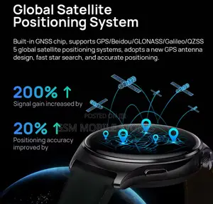 Mibro Lite3 Pro Smartwatch Metal Body Built-in GPS Bluetooth