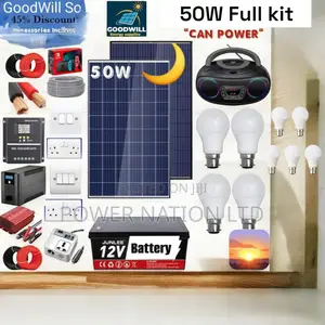50w Solar Energy System Full Kit