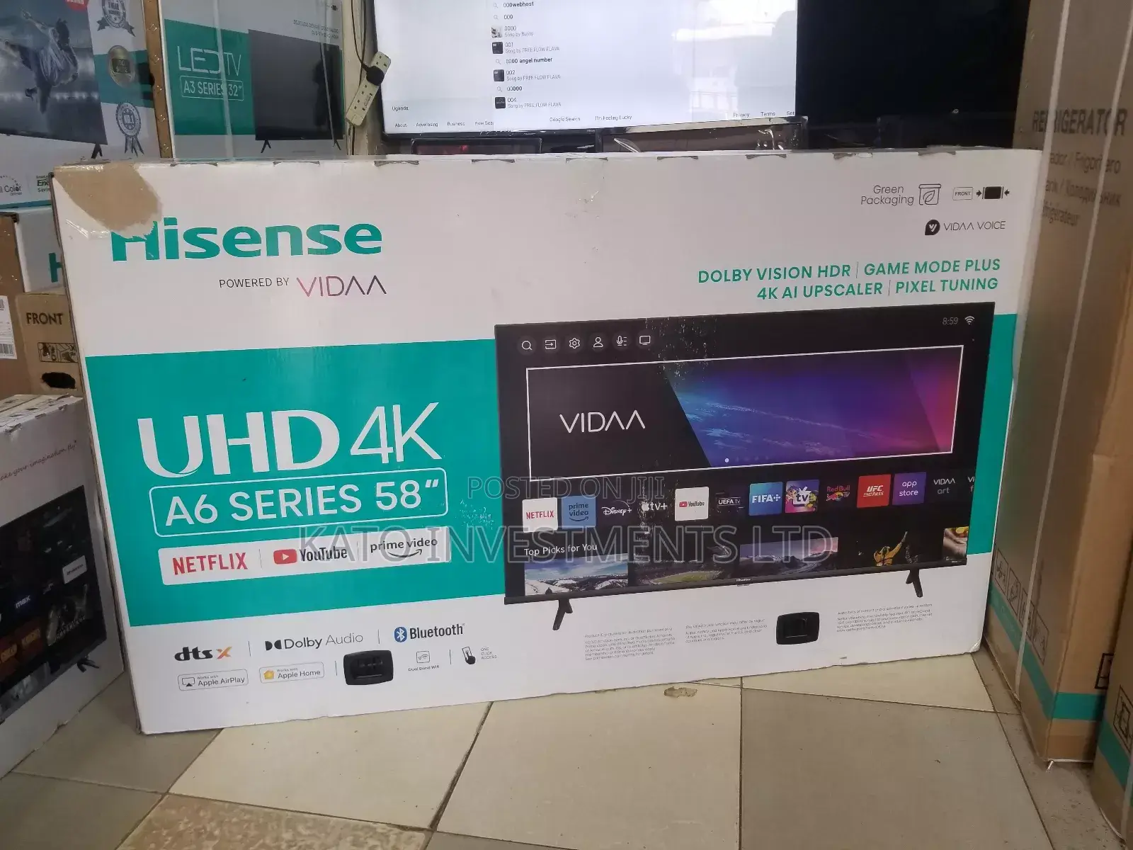 Hisense 58 Inches TV Bluetooth
