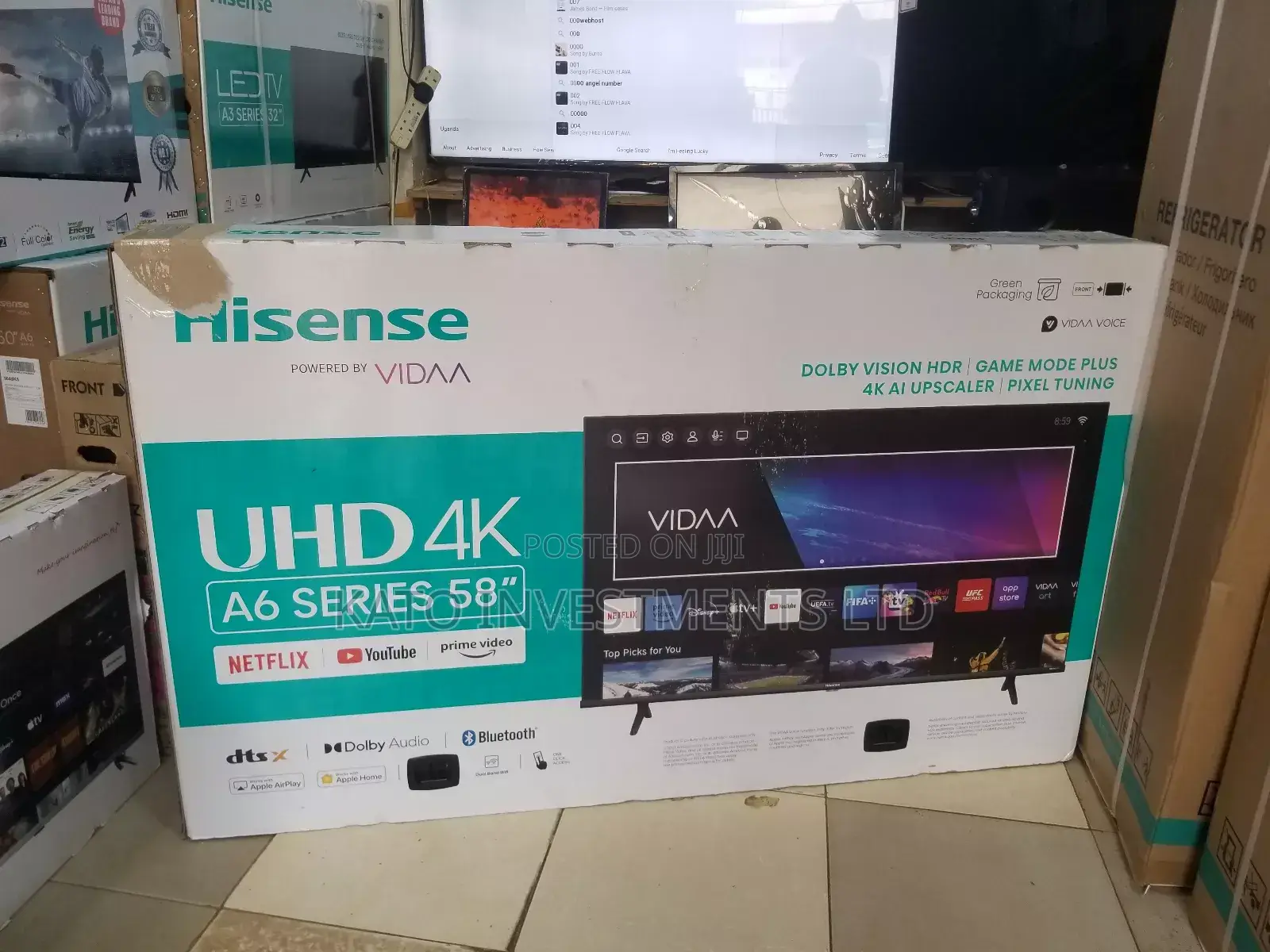 Hisense 58 Inches TV Bluetooth
