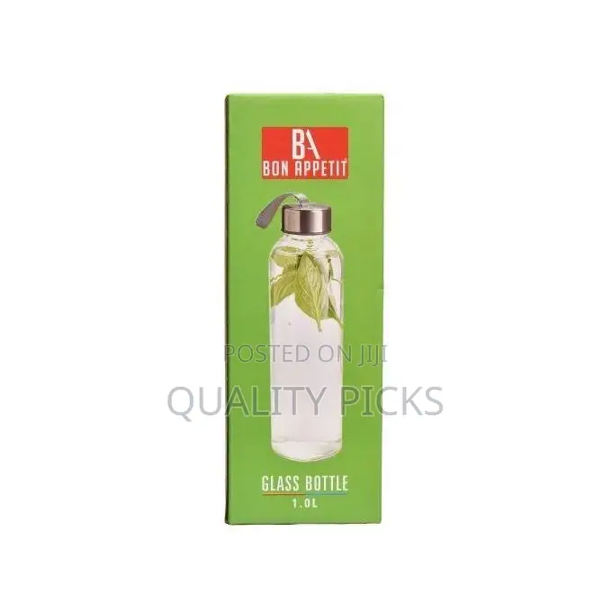 0.75L Bon Appetit Borosilicate Glass Milk Juice Water Bottle