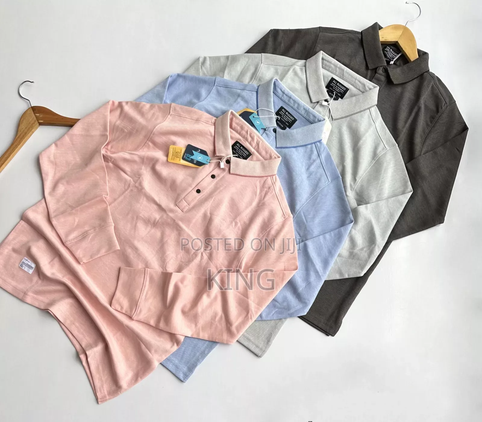 Elated Triumph Long Sleeved Collar T-Shirt