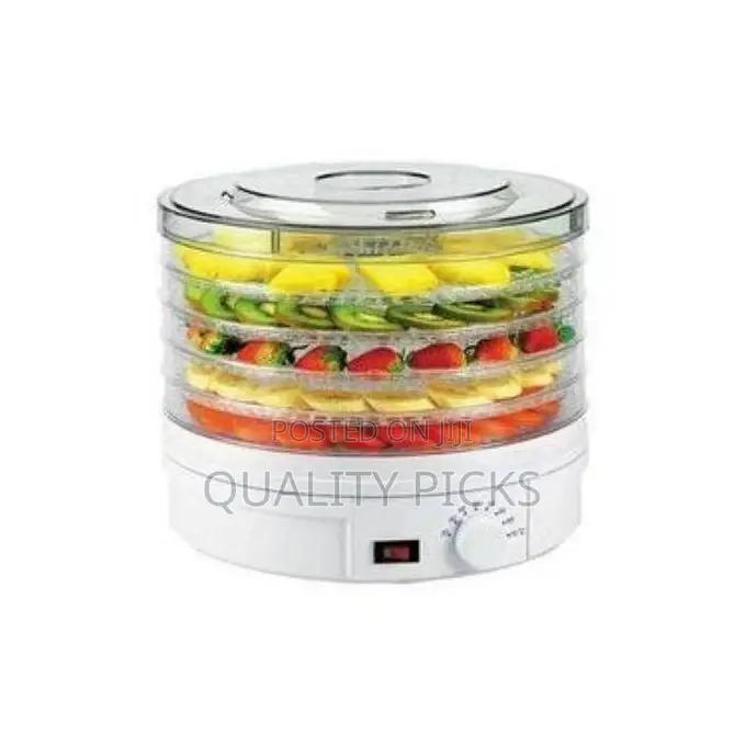 Fruit Vegetable Dehydrator Dryer 5 Layer Trays Adjustable