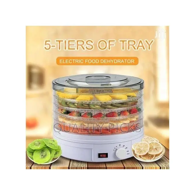 Fruit Vegetable Dehydrator Dryer 5 Layer Trays Adjustable
