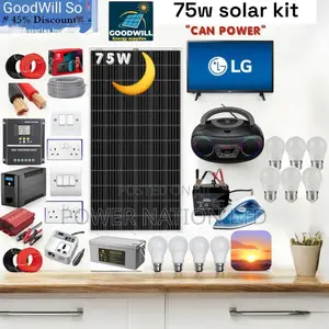 75w Solar Energy System Full Kit