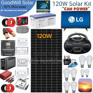 120w Solar Energy System Full Kit
