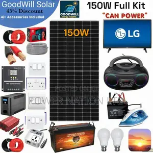 150W Solar Energy System Full Kit