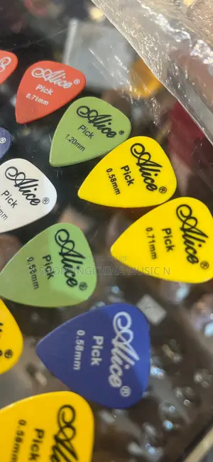 Guitar Pick Alice Plastic One Set 12 Pc Single