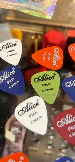 Guitar Pick Alice Plastic One Set 12 Pc Single