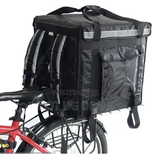 Insulated Food Delivery Bag - Black