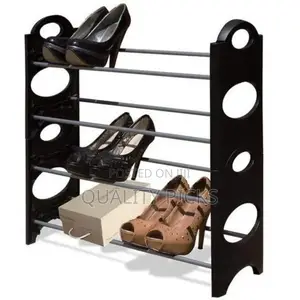 4 Tier Shoe Rack Storage Portable 4 Layer Shoe Rack