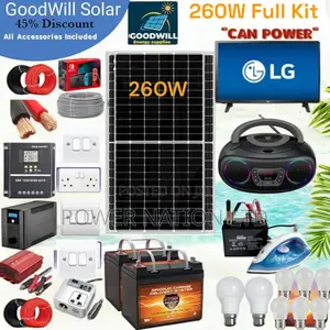 260w Solar Energy System Full Kit Lifepo4