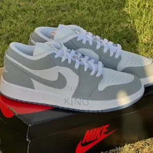 Elated Air Jordan 1 Low Retro Wolf Grey