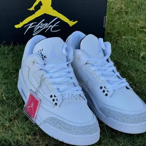 Factual Jordan 3 X Travis Scott. White