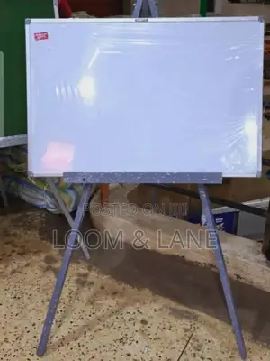 Long Lasting White Board With a Stand(90cmx60cm)