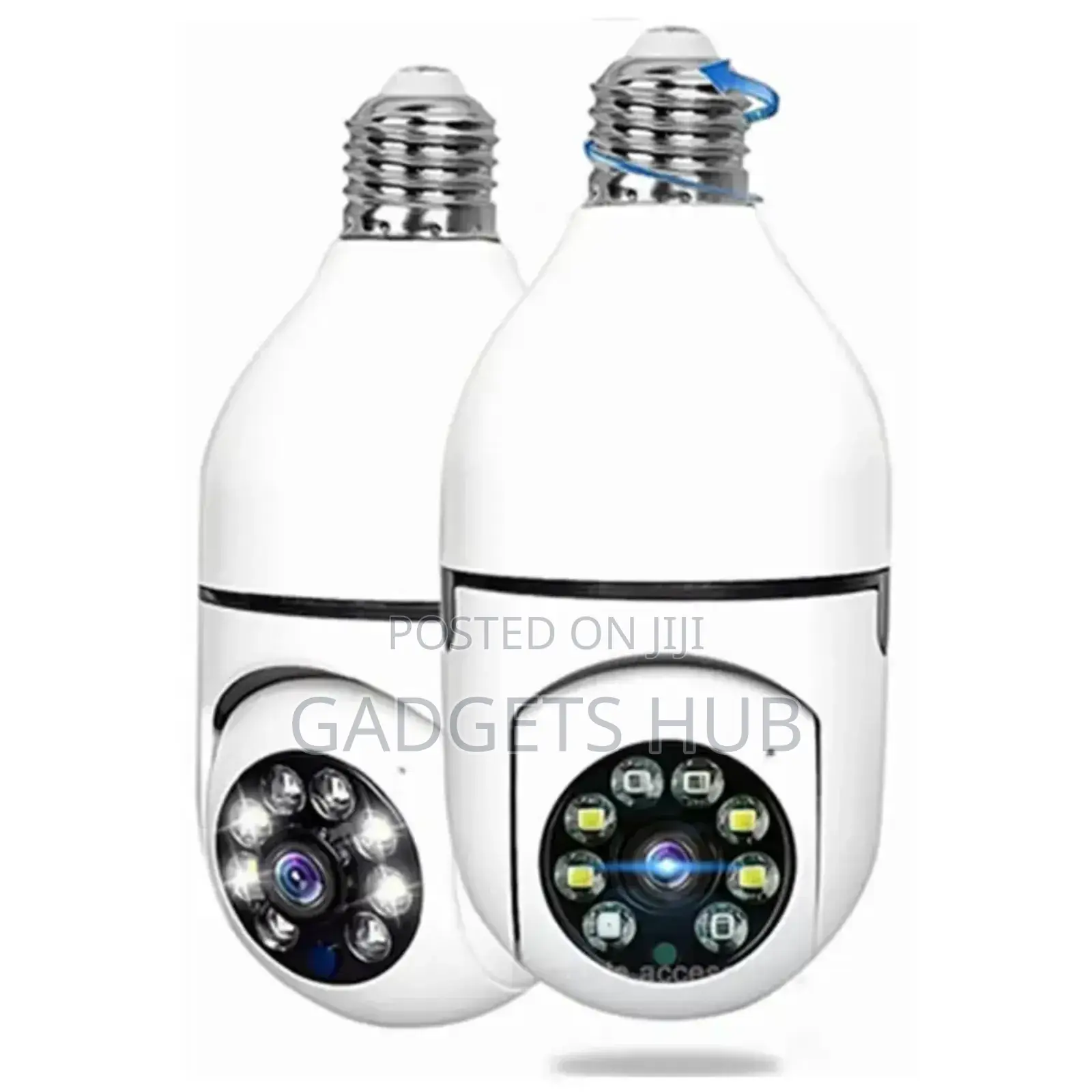 Wifi Spy Camera 1080P IP Bulb Camera PTZ 360°