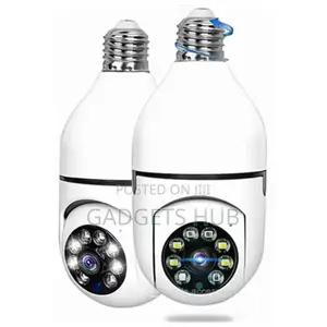 Wifi Spy Camera 1080P IP Bulb Camera PTZ 360°