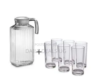 Citrus Glass Juice Jar