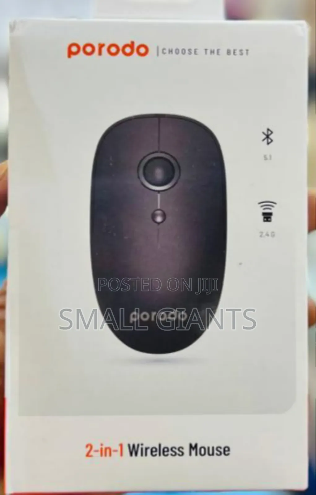 Porodo 2 in 1 Wireless Bluetooth Mouse