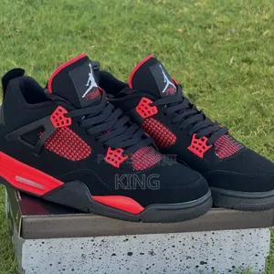 Classy Jordan 4 "Thunder Red"