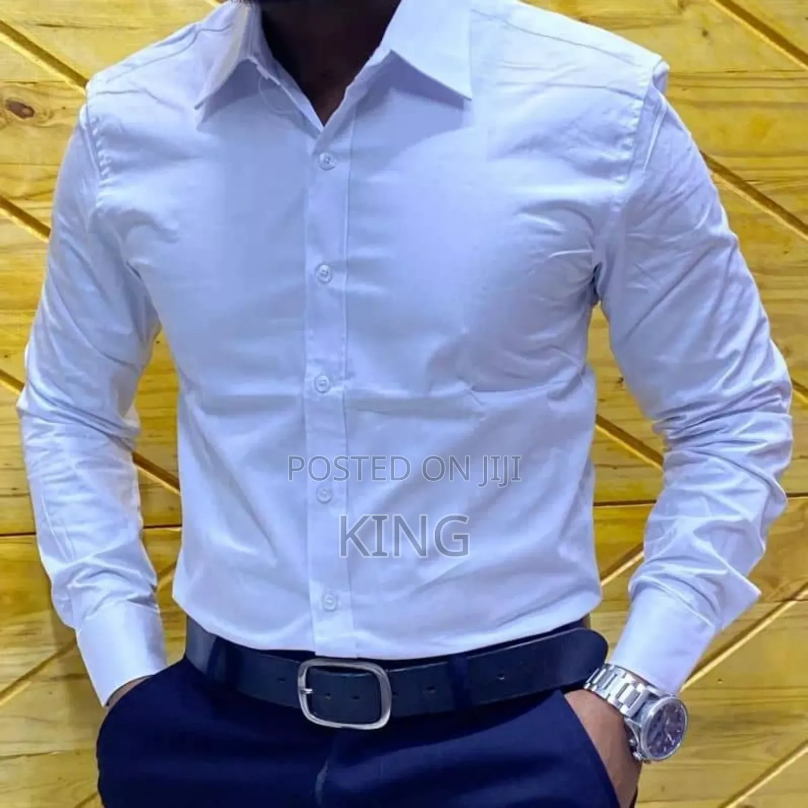Caring Casual Plain Cotton Shirt