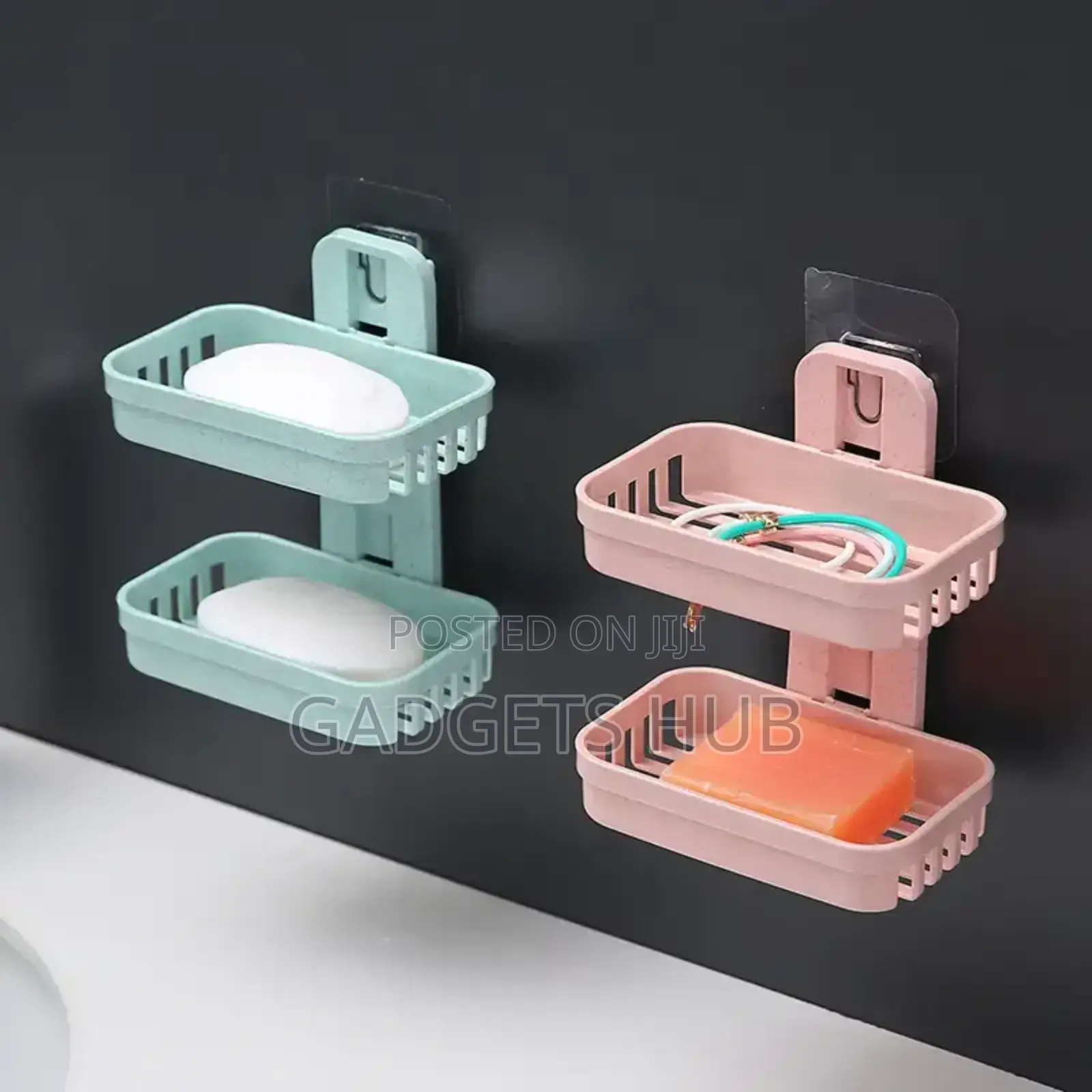Bathroom Suction Cup Soap Dishes Plastic
Holders Wall-mount