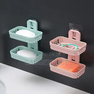 Bathroom Suction Cup Soap Dishes Plastic
Holders Wall-mount