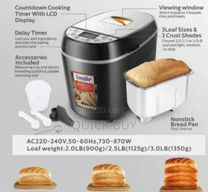 Underrated Sonifer Digital Programmable Bread Maker Machine
