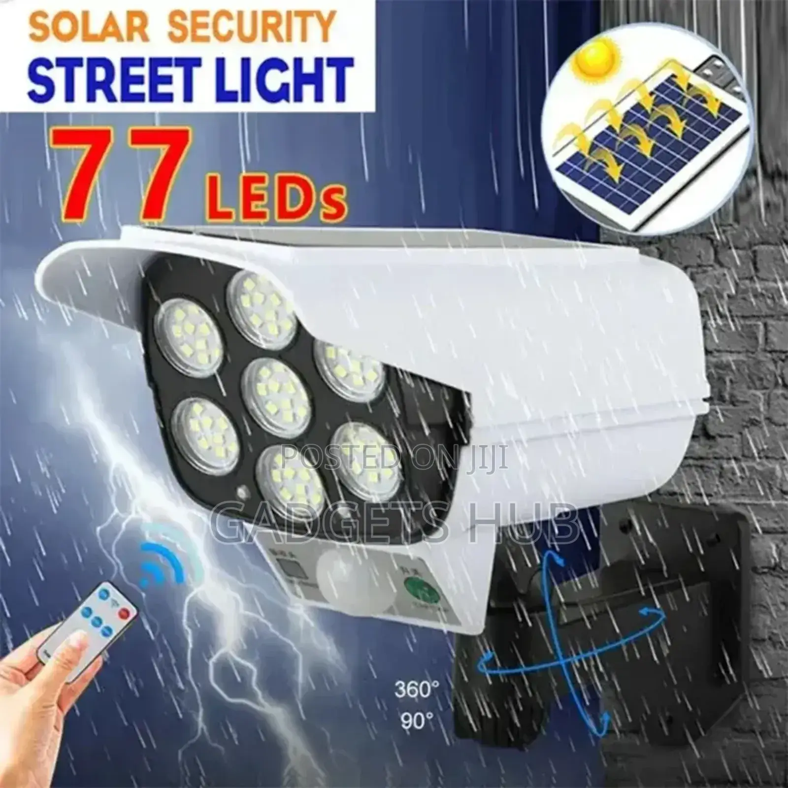 77 LED Solar Light Motion Sensor Security Dummy
Camera