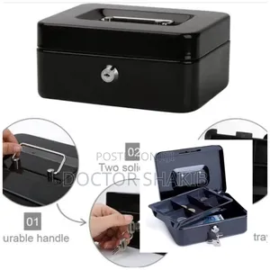 New Cash Box/ Money Safe With A Secure Lock