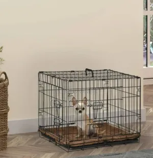 Exquisite Lucky Puppy and Cat Crate Cage