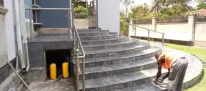Granite Fixing on Stairs