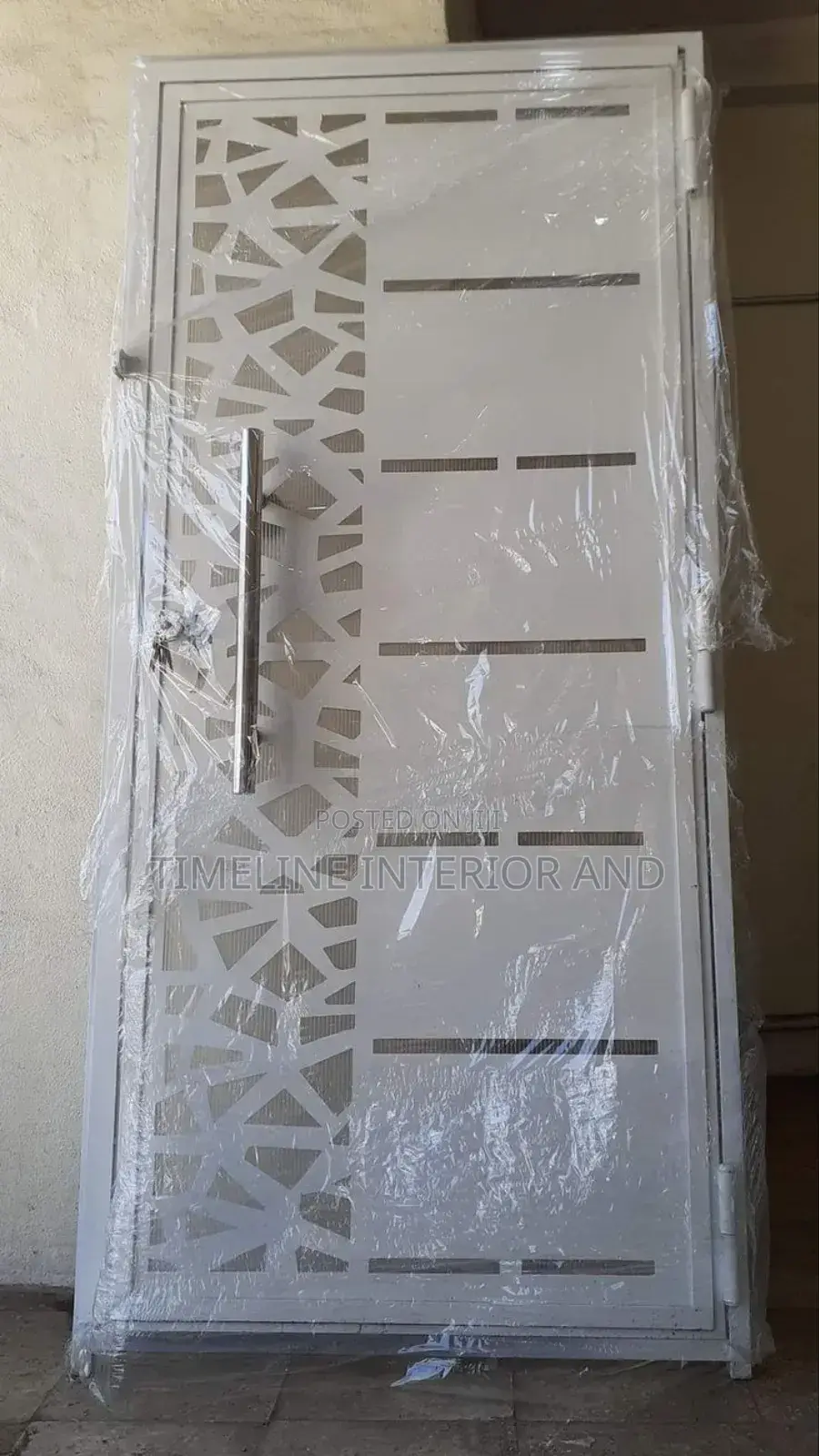 Metallic Steel Doors.