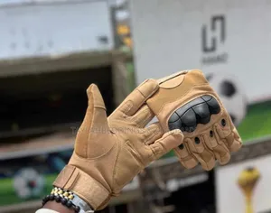 Full Finger Special Force Tactical Leather Gloves