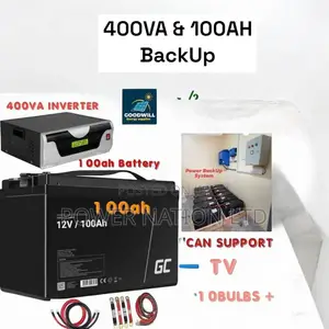 400va Ups 100ah Battery Power Battery System