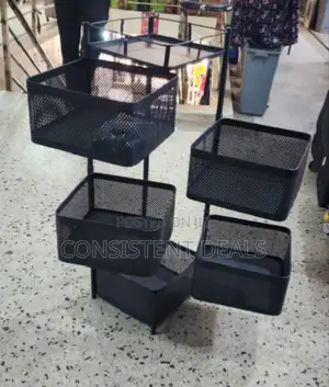 5 Layer Kitchen Storage Rotatable Rack