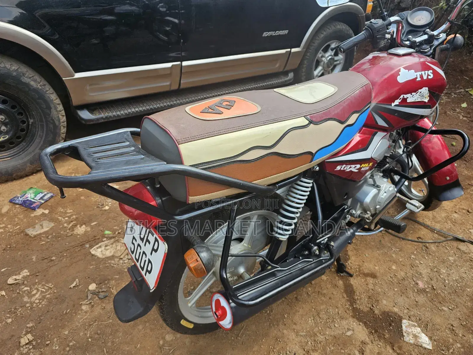 TVS HLX 125 2022 Red