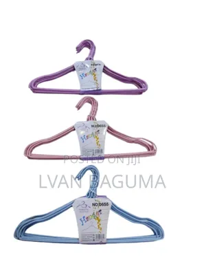 Metallic Color Coated Hangers - 10 PCS in a Pack