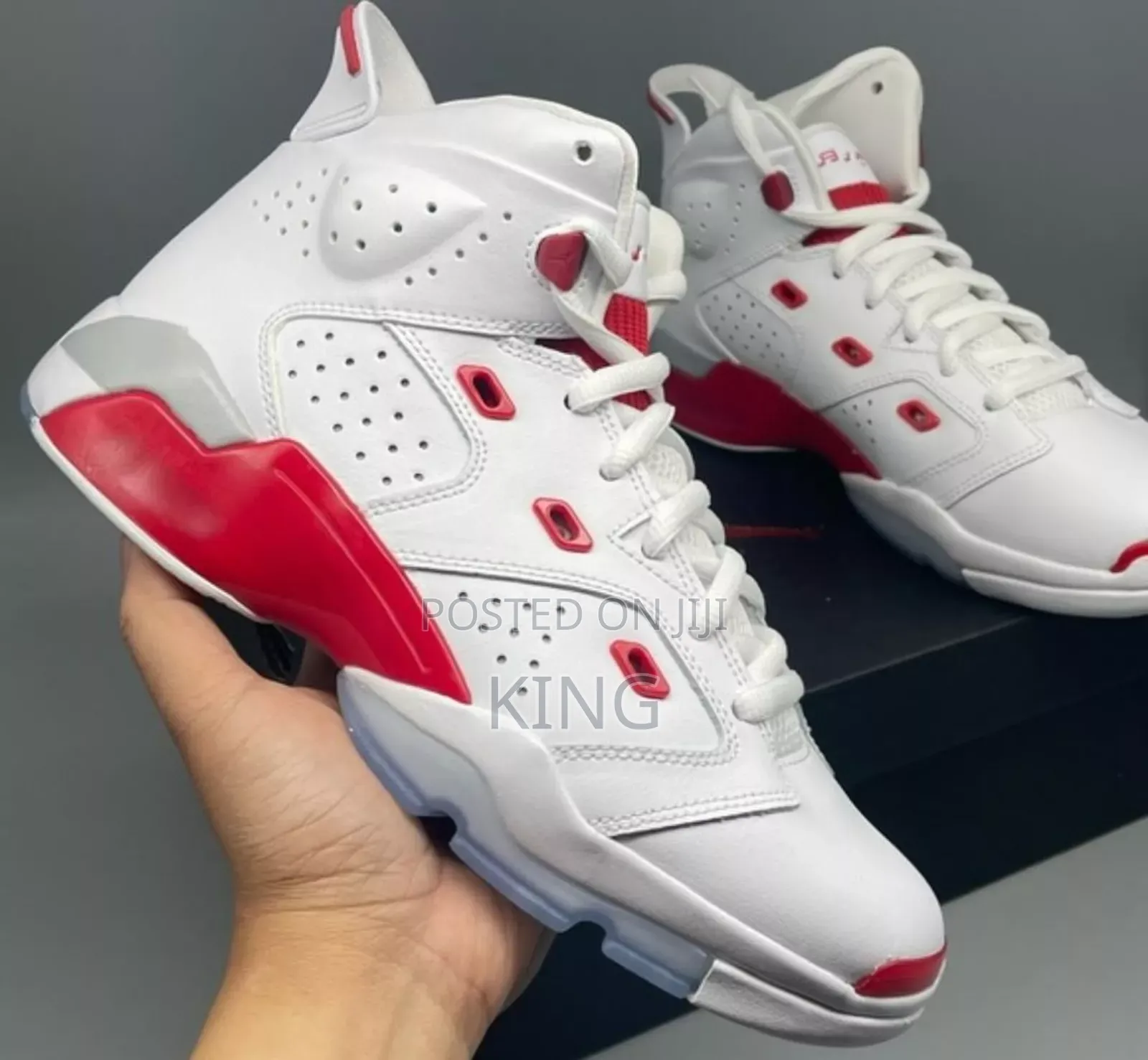 Certified Jordan 6-17-23 GS 'White Fire Red