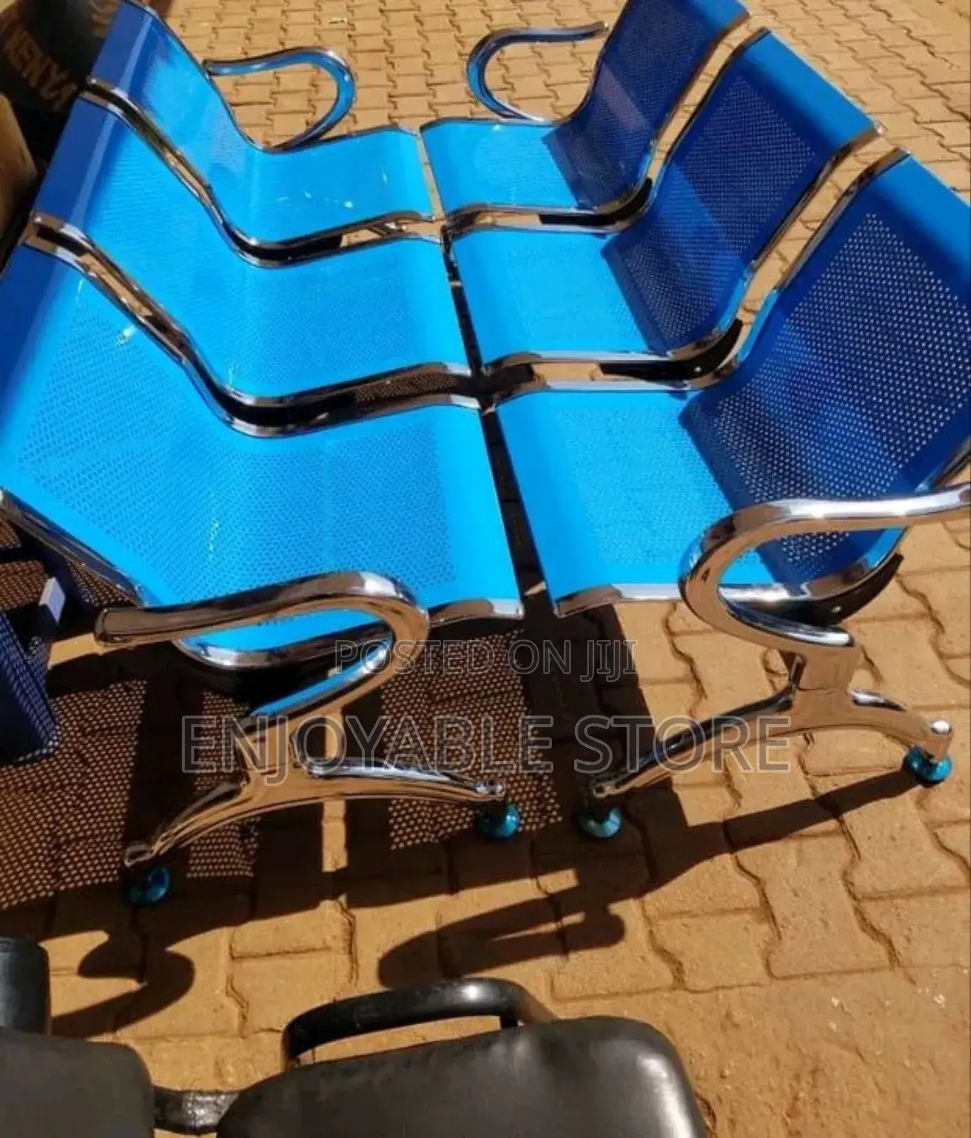 Waiting Chairs 3seaters Waiting Chairs Blue