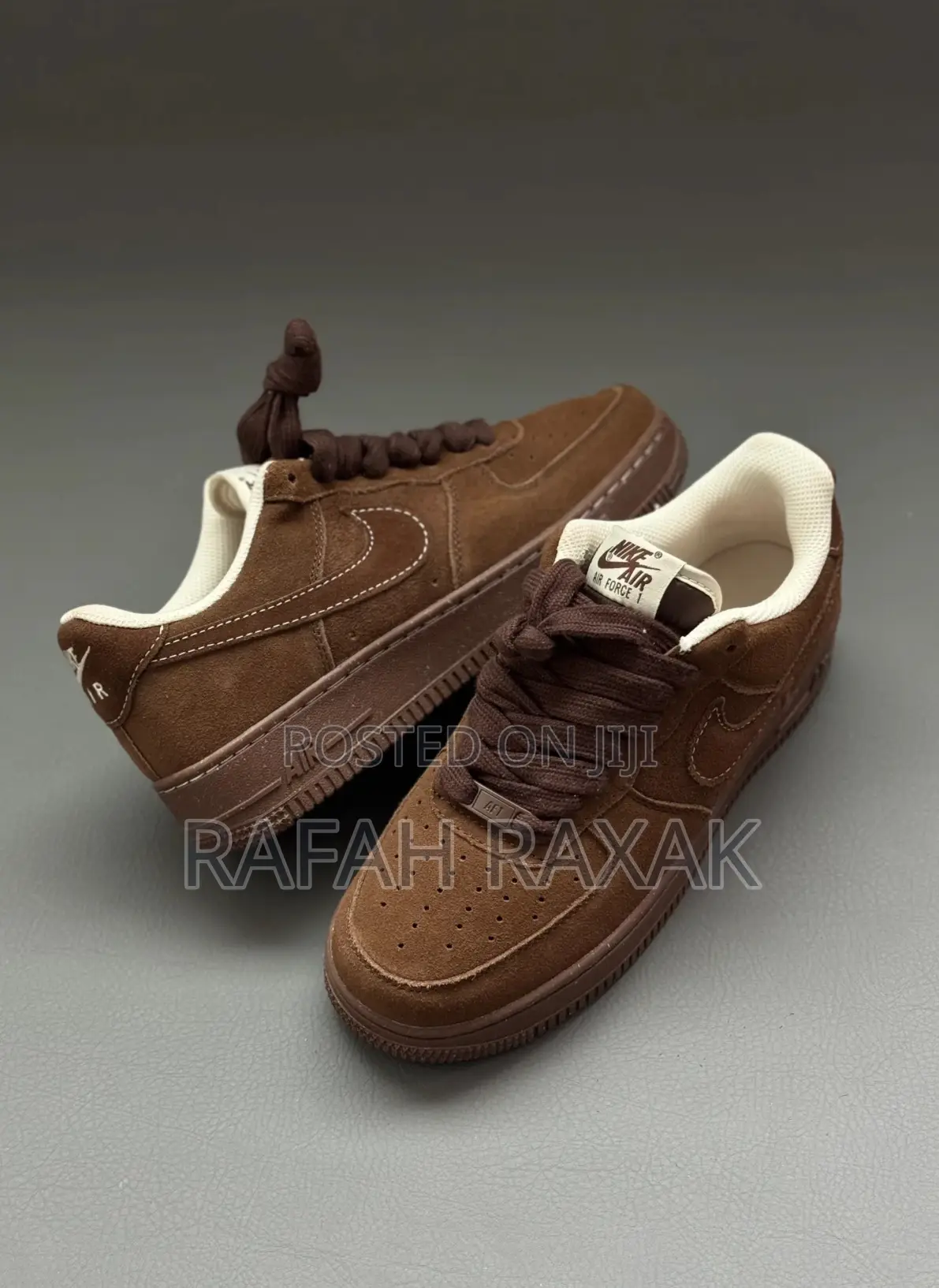 Original Brown Suede Nike Airforce 1 07 Low Sneaker