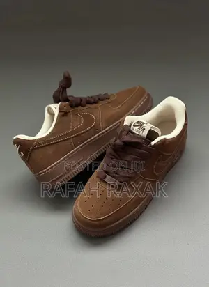 Original Brown Suede Nike Airforce 1 07 Low Sneaker
