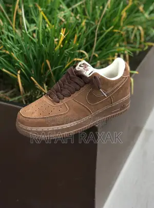 Suede Nike Air Force 1 Low Cacao Wow Sneakers